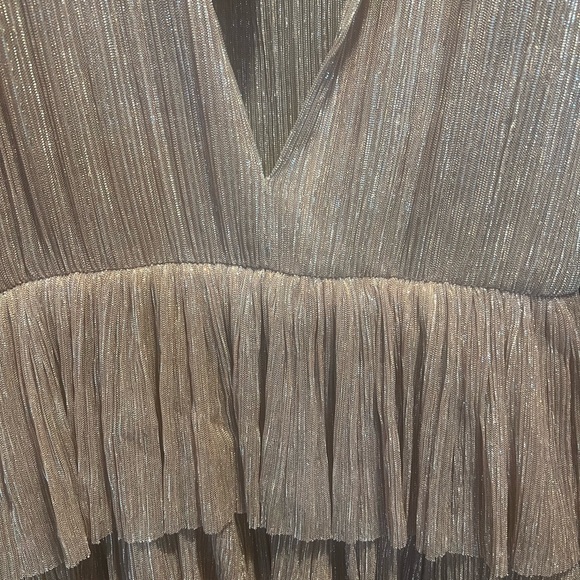 neutral shimmer dress - Picture 2 of 4